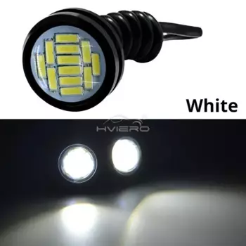 2 шт. Автомобильный 23 мм 4014 12 светодиодный указатель поворота Eagle Eye, дневные ходовые огни, противотуманные фары, авто резервные парковочные огни DayLight DRL, водонепроницаемые