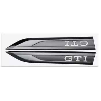 2 шт. автомобильный 3D ABS значок на крыло боковое крыло GTI GTD эмблема наклейка для VW Golf 5 6 7 MK7 MK6 Tiguan Polo Jetta Scirocco Beetle Passat