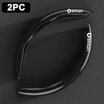 2 шт. автомобильный чехол на руль, износостойкий нескользящий рукав, автоаксессуар для Smart Eq Fortwo Forfour 453 451 452 450 454