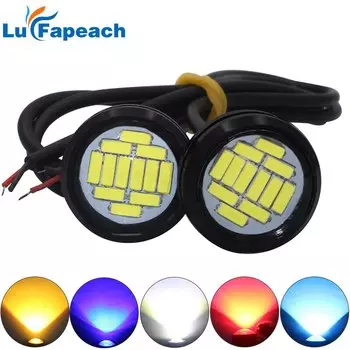 2 шт., автомобильный фонарь Eagle Eye в сборе, автомобильные DRL, светодиодные дневные ходовые огни, резервная белая парковочная сигнальная лампа, универсальные аксессуары