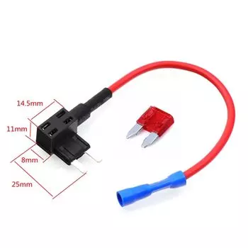 2 шт., автомобильный косметический блок предохранителей, лезвие, держатель электроприбора, автомобильные аксессуары, дополнительная схема с автозапуском 10A32V