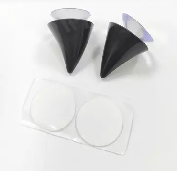 2 шт., автомобильный мотоциклетный шлем, рог дьявола, украшение для мотокросса, головные уборы, силиконовые аксессуары на присоске