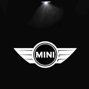 2 шт. автомобильный светодиодный дверной светильник с логотипом, аксессуары для проектора для Mini Cooper One JCW F54 F55 F56 F57 F60 R50 R52 R53 R55 R56 R57 R58 R59
