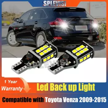 2 шт. автомобильный светодиодный фонарь заднего хода 12 В 3030 SMD для Toyota Venza 2009 2010 2011 2012 2013 2014 2015
