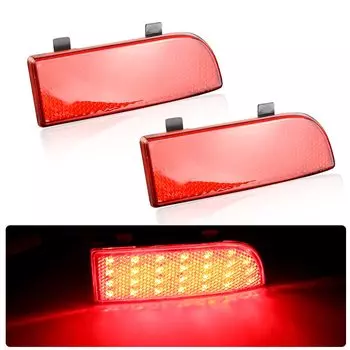 2 шт. автомобильный Светодиодный отражатель заднего бампера без лампы для Mercedes Benz Vito Viano W639 2003-2014 6398260040 6398260440