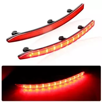 2 шт. автомобильный светодиодный отражатель заднего бампера для Volkswagen Tiguan (5N) 2008-2016 сигнальная лампа стоп-сигнала OEM # 5Н 0945105