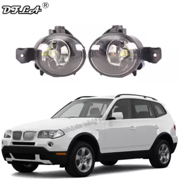 2 шт. Автомобильный светодиодный светильник для BMW X3 E83 2006 2007 2008 2009 2010 автомобильный Стайлинг передний светодиодный противотуманный светильник противотуманная фара