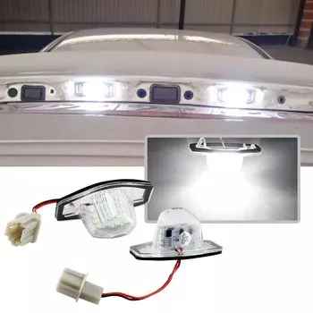 2 шт. Автомобильный светодиодный светильник Ной знак свет canbus для Honda Crv Fit Jazz Hrv Frv cr-v поток Одиссеи 12 в SMD 18 светодиодный номерной фонарь