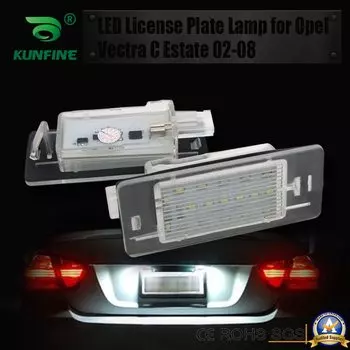 2 шт. автомобильный светодиодный светильник номерного знака светодиодный номерной фонарь для Opel Vectra Vectra C Estate 2002-2008 OEM No. 93180083 6223510
