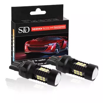 2 шт., автомобисветодиодный светодиодные лампы 7443 лм T20 7440 W21/5W