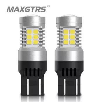 2 шт., автомобисветодиодный светодиодные лампы 7443 T20 W21/5W 1157 BAY15D P21/5W 2835 21SMD