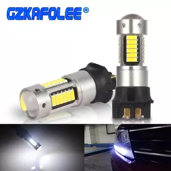 2 шт. белая светодиодная лампа Canbus PWY24W PW24W для Audi A3 A4 A5 Q7 BMW i3 MINI Cooper F55 F56 Mercedes GLK GLC передний указатель поворота