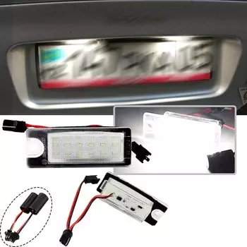 2 шт. белая светодиодная лампа для освещения номерного знака для Volvo S80 99-06 V70 XC70 S60 XC90 DXY88 лампа номерного знака