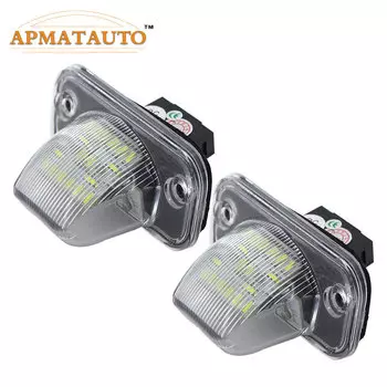 2 шт. белая светодиодная лампа номерного знака Canbus без ошибок для VW Transporter T4 Passat 1990-2003