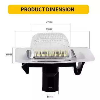 2 шт. белая светодиодная подсветка номерного знака для Mazda Miata MX 5 Roadster nb Tribute Protege Familia MPV MK Ford Escape Mercury Mariner