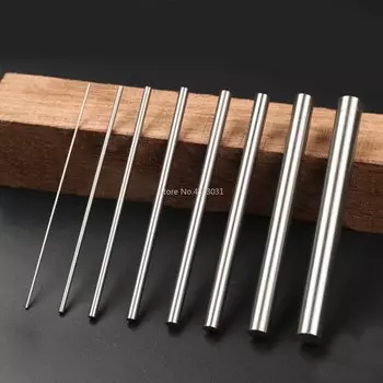 2 шт. белые стальные стержни TYSEEK 2-8 мм для рукояток ножей
