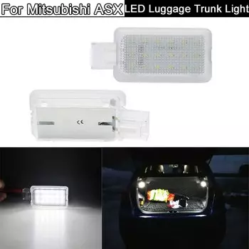 2 шт., белые светодиодные фонари для багажника без ошибок, лампа для багажного отделения для Mitsubishi ASX