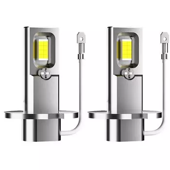 2 шт., беспроводные автомобильные лампы H1, 120 лм, 6000 К