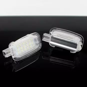 2 шт. без ошибок светодиодный светильник для дверей, светильник багажника для Mercedes Benz W164 X164 W169 C197 W204 X204 W212 W216 W221 R230