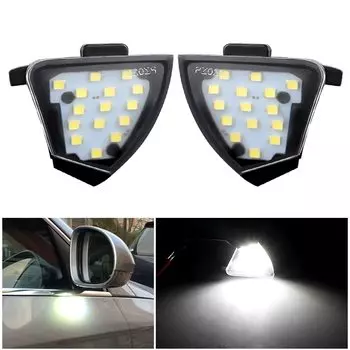 2 шт. безошибочная светодиодная лампа под зеркалом для VW Golf 5 GTI Mk5 MkV Jetta Passat B6 R32 Golf6 Variant Welcome Light