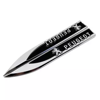 2 шт. боковая наклейка на крыло автомобиля для Peugeot 107 207 307 407 507 208 308 408 508 206 306 3008 5008 2008 аксессуары