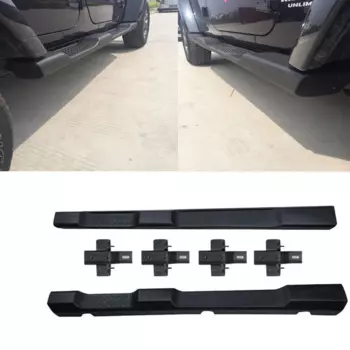 2 шт. боковая ступенчатая черная подножка ABS для Jeep Wrangler JK 2007-2017 4 Door J164