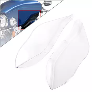 2 шт. боковой обтекатель лобового стекла мотоцикла, дефлектор воздуха для Harley-Davidson CVO Street Electra Glide 1996-2013 FLHTC FLHTK FLHTCU