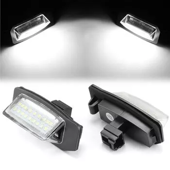 2 шт. Canbus 12 в 18 светодиодов подсветка номерного знака для Mitsubishi Outlander XL(CW) 2006-2012 Lancer Sportback 2008 сборка