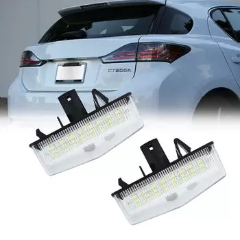 2 шт. Canbus без ошибок, автомобильный фонарь с номером номерного знака для Toyota Rav4 RAV 4 2018 2017 2016 2015 2014 2013