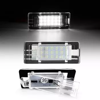 2 шт. Canbus для Renault Dacia Duster Logan устройства для освещения номерной знак фонарь Captur Scenic Laguna Espace Fluence Kaptur