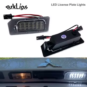 2 шт. Canbus светодиодные фонари номерного знака задняя лампа номерного знака для Mitsubishi Outlander Sport ASX RVR 2011-2020 белые автомобильные аксессуары