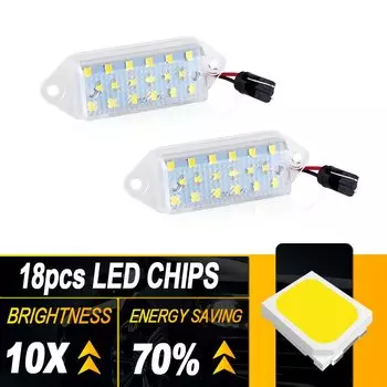 2 шт. Canbus светодиодный светильник номерного знака автомобиля для Mitsubishi Lancer EVO VIII 2004--2008 EVO X 2008-2018 8341A099 MB 596500