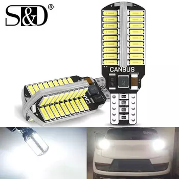 2 шт. Canbus T15 W16W 921 912 T16 902 Светодиодные лампы 72 шт. 4014SMD Супер яркий 3000LM Автомобильный фонарь заднего хода 6000K Белый 12 В
