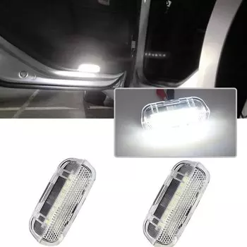 2 шт. Canbus задние SMD белые светодиодные дверные приветственные лампы для сиденья Alhambra для Panamera Cayenne 958 92A для VW EOS Golf