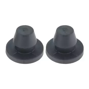 2 шт., черная верхняя крышка двигателя автомобиля, резиновая втулка, буферная втулка, защитная пластина, подушка для Peugeot Citroen