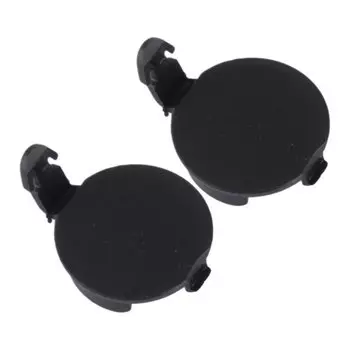 2 шт. черная внутренняя дверная ручка автомобиля, заглушка с отверстием для винта, крышка из АБС-пластика, подходит для Toyota Corolla 2018 2017 2016 2015 2014