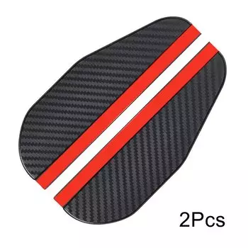 2 шт., черные прозрачные универсальные автозапчасти, автомобильное зеркало заднего вида, дождевик, дождевик для бровей, дождевик, утолщенное углеродное волокно