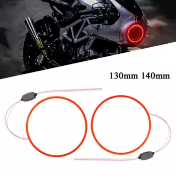 2 шт. COB Angel Eyes 130 мм 140 мм автомобильные кольца Halo COB Angel Eye Автомобильная фара для мотоцикла 12 В