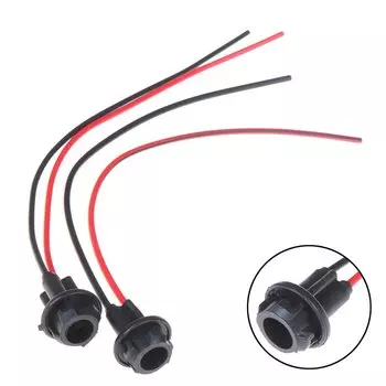 2 шт. цоколь для лампочки T10 W5W мягкий резиновый патрон для лампочки держатель лампы для автомобиля