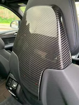 2 шт., декоративная накладка на заднее сиденье автомобиля для BMW X3M X4M M3 M4 M8 F91 F97 F98 G01 G80 2020-2022