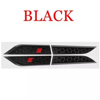 2 шт., декоративная наклейка на боковое крыло автомобиля, автостайлинг, модифицированные аксессуары для AUDI ABT S5 RS5 SLINE, эмблема, значок, логотип, наклейка