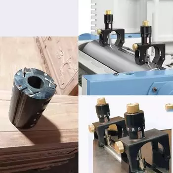 2 шт. деревообрабатывающий строгальный станок джиг калибратор магнитный строгальный станок установка лезвия джиг M4YD