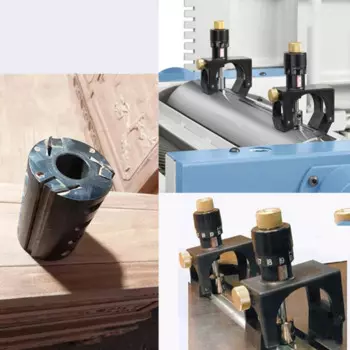 2 шт. деревообрабатывающий строгальный станок джиг калибратор магнитный строгальный станок установка лезвия джиг M4YD