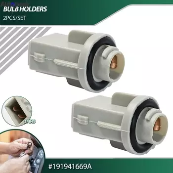 2 шт. держатели лампочек для боковых ламп, внутренний автомобильный цоколь сигнальной лампы 191941669 Аксессуары для адаптера A для VW T4 Transporter 1990-2003 гг.
