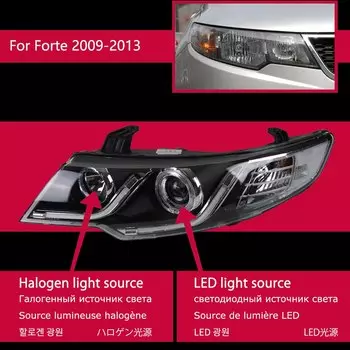 2 шт., детали для передней фары автомобиля KIA Forte Cerato 2009-2013