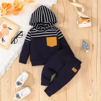 2 шт., детская повседневная полосатая ткань