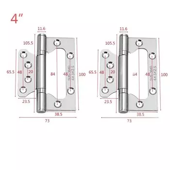 2 шт., Детские петли для дверей мебели, 5 дюймов
