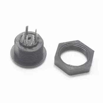 2 шт. DIN 5P гнездовой кабельный разъем NinthQua