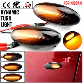 2 шт., динамические фонари для Nissan Navara D22 NP300 1998-05