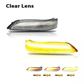 2 шт. динамический последовательный мигание/поток светодиодный указатель поворота бокового зеркала светильник сборка для 2008-2013 Honda Accord CP1/CP2/CP3, для Acura RL